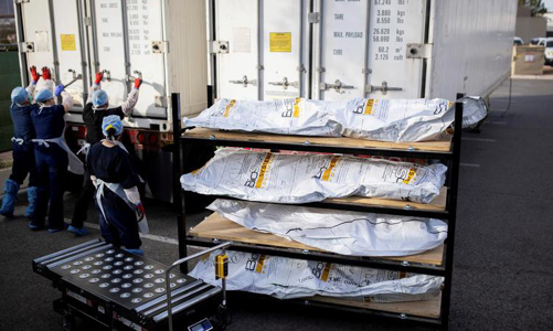 10.000 ca tử vong vì Covid-19 ở Mỹ trong một tuần