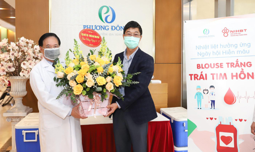 Hơn 100 cán bộ nhân viên Bệnh viện Đa khoa Phương Đông tham gia hiến máu nhân đạo 