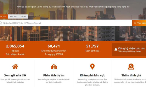 Định giá bất động sản online, liệu có đáng tin?