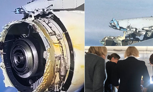 Động cơ phát nổ giữa biển, máy bay Pháp hạ cánh khẩn cấp