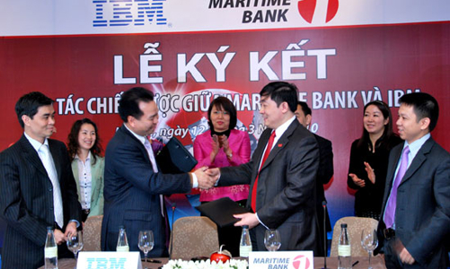 Maritime Bank hợp tác chiến lược với IBM Việt Nam