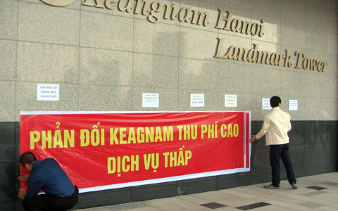 Keangnam tiếp tục thu phí chung cư theo mức mới