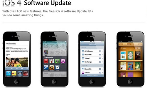 Hệ điều hành iPhone 4 đã được phép tải về