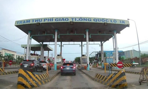 Tạm dừng thu phí toàn bộ trạm BOT quốc lộ 1K dẫn vào Tp.HCM
