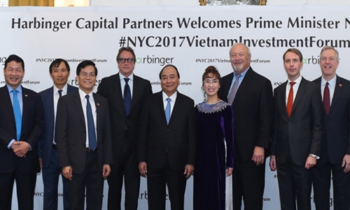 Thủ tướng gặp đại diện 20 tập đoàn lớn tại Mỹ