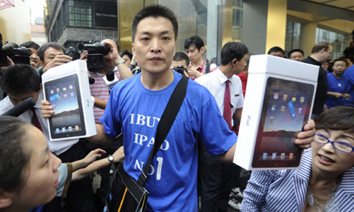 Apple gian nan chống hàng giả Trung Quốc