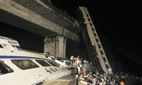 Mất điện, tàu cao tốc Trung Quốc tông nhau