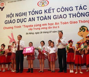 Toyota Việt Nam tổng kết 4 năm giáo dục an toàn giao thông