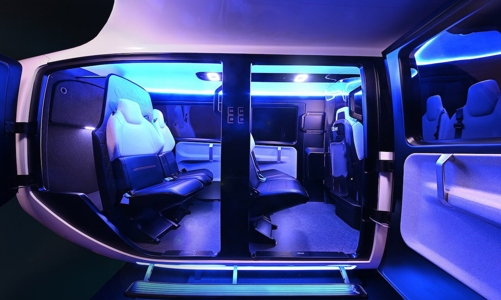 Cận cảnh nội thất taxi bay chở khách đầu tiên của Uber