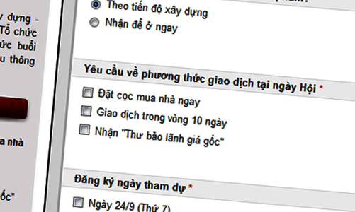 “Ngày hội mua nhà giá gốc” chưa được cấp phép