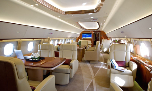 Chiêm ngưỡng nội thất 9 chuyên cơ cá nhân xa xỉ nhất thế giới