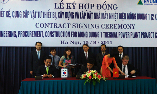 Gần 1,3 tỷ USD xây Nhà máy nhiệt điện Mông Dương 1