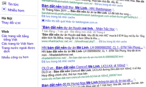 Phân lô bán nền: Chuyện kể từ Mê Linh