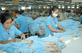 Nhiều doanh nghiệp dệt may đã có đơn hàng đến hết quý 3/2011