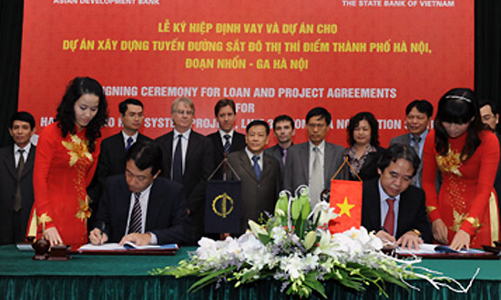 ADB cho vay 293 triệu USD xây metro tại Hà Nội