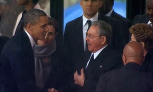 Cái bắt tay lịch sử của lãnh đạo Mỹ, Cuba