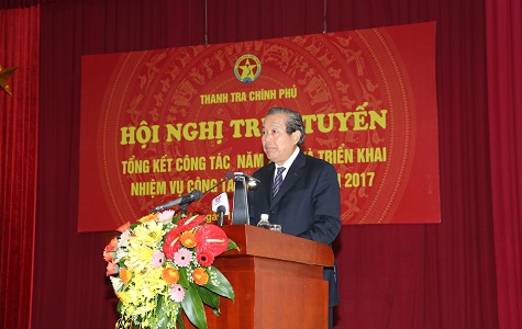 Phó thủ tướng: Tập trung thanh tra đất đai, ngân hàng trong 2017