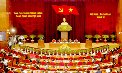 Khai mạc hội nghị lần thứ 6 Ban chấp hành Trung ương Đảng