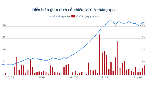 Ẩn số sau chuỗi ngày màu tím của cổ phiếu Quốc Cường Gia Lai