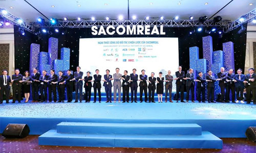 Sacomreal ký kết 20 đối tác chiến lược, tăng quỹ đất dự án