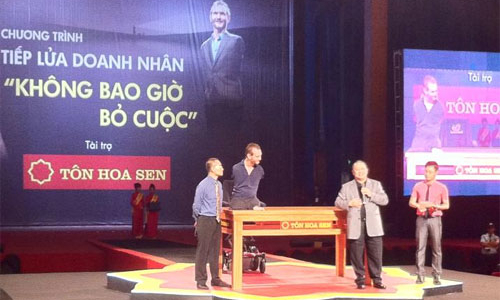 Tài sản sếp HSG tăng 170 tỷ đồng sau sự kiện Nick Vujicic