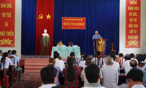 Tối đa 15 ngày, các bộ ngành phải trả lời kiến nghị của cử tri