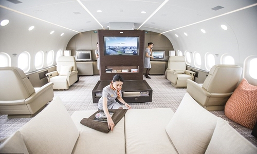[Video] Nội thất xa xỉ của chuyên cơ cá nhân hơn 300 triệu USD