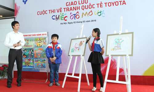 Toyota tổ chức cuộc thi vẽ tranh “chiếc ôtô mơ ước”