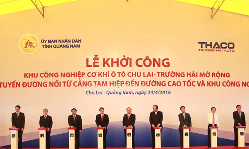 Hơn 30.000 tỷ mở rộng khu công nghiệp ôtô Chu Lai