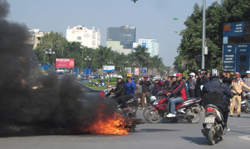 Honda Việt Nam phản hồi hiện tượng cháy xe máy