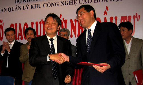 Nhiều dự án đồng loạt khởi động tại Khu công nghệ cao Hòa Lạc