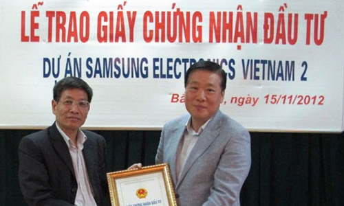 FDI 11 tháng: Tăng tốc nhờ… Samsung