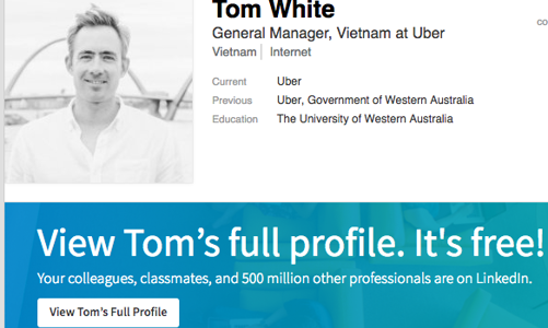 Uber Việt Nam có tân CEO