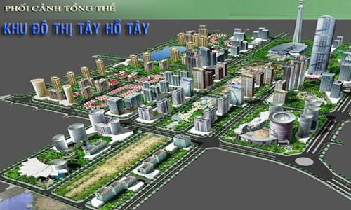 Hà Nội sẽ cho xây đường lớn vào “siêu dự án” Tây Hồ Tây