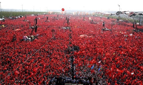 1 triệu người Thổ Nhĩ Kỳ tham gia cuộc tuần hành lịch sử