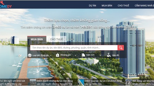 Hai quỹ ngoại rót vốn vào start-up trang tin địa ốc Homedy