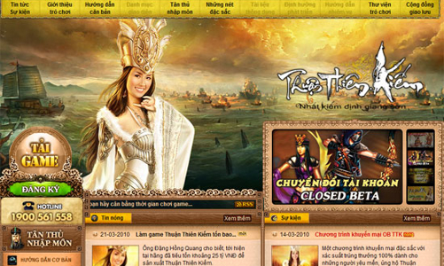 Game online dã sử Việt Nam đầu tiên được phát hành