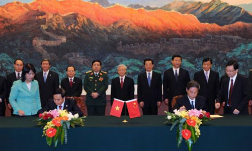 Việt - Trung thỏa thuận nguyên tắc giải quyết vấn đề trên biển 