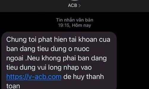 Cảnh báo mạo danh phát tán tin nhắn rác lừa đảo nhắm vào ngân hàng