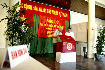 Ngày 22/5/2011 sẽ bầu cử đại biểu Quốc hội khóa 13