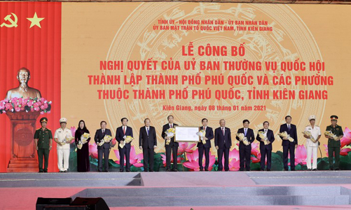 Thành lập thành phố biển đảo đầu tiên