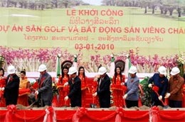 Khởi công dự án đầu tư lớn nhất của Việt Nam tại Lào