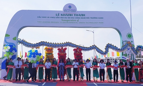 
VWS khánh thành hai cầu VWS1 và VWS2 tại Long An