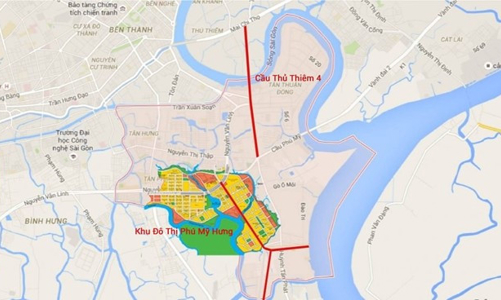 Đồng ý chủ trương làm cầu dây văng dài 2,1 km tại Tp.HCM