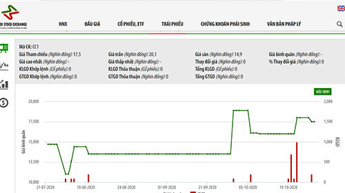 Bộ Xây dựng thoái 40,53% vốn tại CC1, ước thu về hơn nghìn tỷ