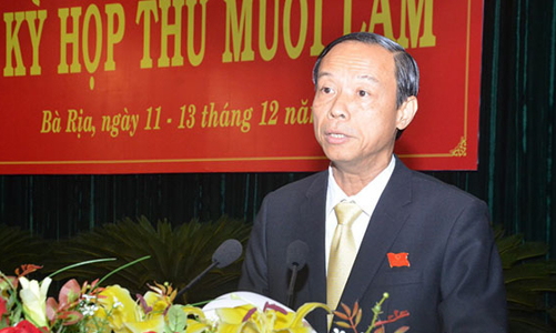 Bà Rịa - Vũng Tàu có tân Chủ tịch tỉnh