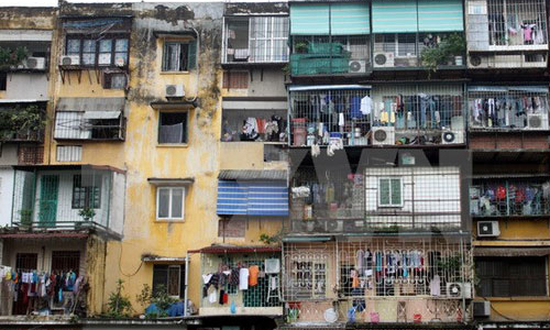 Hà Nội công bố 42 chung cư cũ ở tình trạng “nguy hiểm”