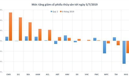Cổ phiếu thủy sản nửa đầu năm: Những 