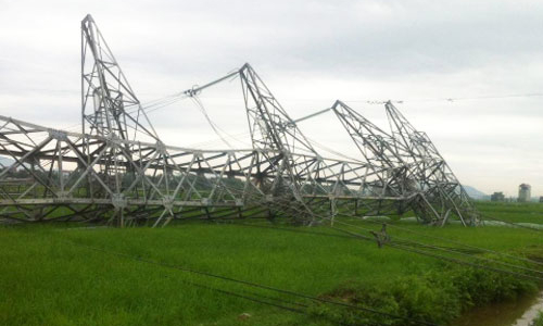 Phó thủ tướng: EVN khẩn trương tìm nguyên nhân đổ cột điện 500 kV