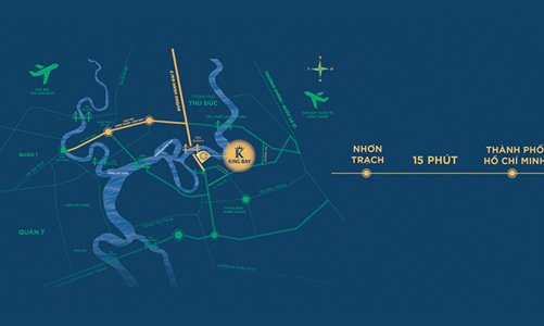 Đô thị vệ tinh lớn mạnh cùng trung tâm kinh tế